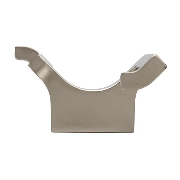 Hook, double 63x108x37mm stainless steel