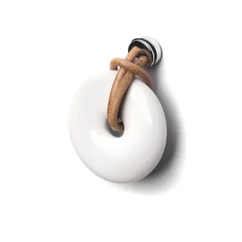 Handle porcelain 100x22mm white 