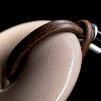 Handle porcelain 100x22mm cream 