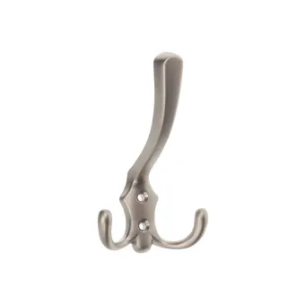 Hook large matt nickel
