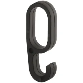 Pakabėlė vamz. OVA 30x15 plast. juoda HAFELE