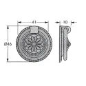 Rankenėlė CC64mm, L92mm, retro bronza