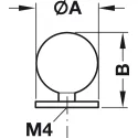 Furniture knob, Timeless 