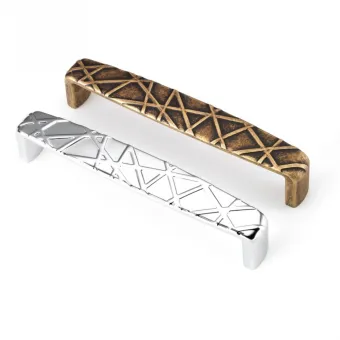 Handle CC128mm L136mm aged nickel