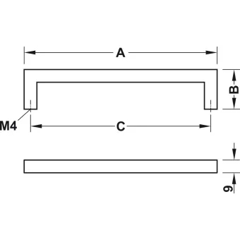 Furniture handle, 