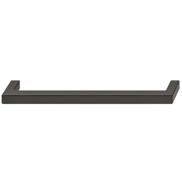 Furniture handle, D handle, zinc alloy, straight-edged 