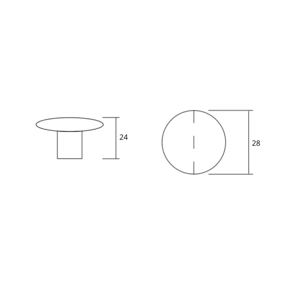 Rankenėlė Ø28mm, sendintas nikelis