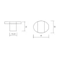 Handle CC35mm black 