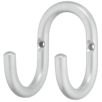 Stainless steel, with 2 hooks