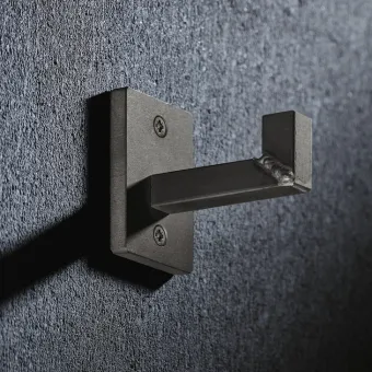 Wardrobe hooks, Steel, with 1 hook