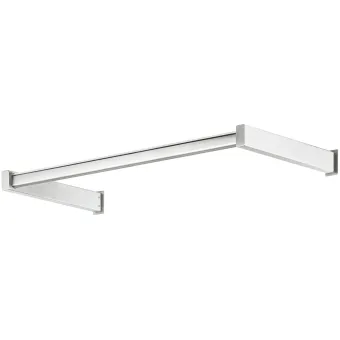 Wall mounted wardrobe rack, Stainless steel, wall mounting