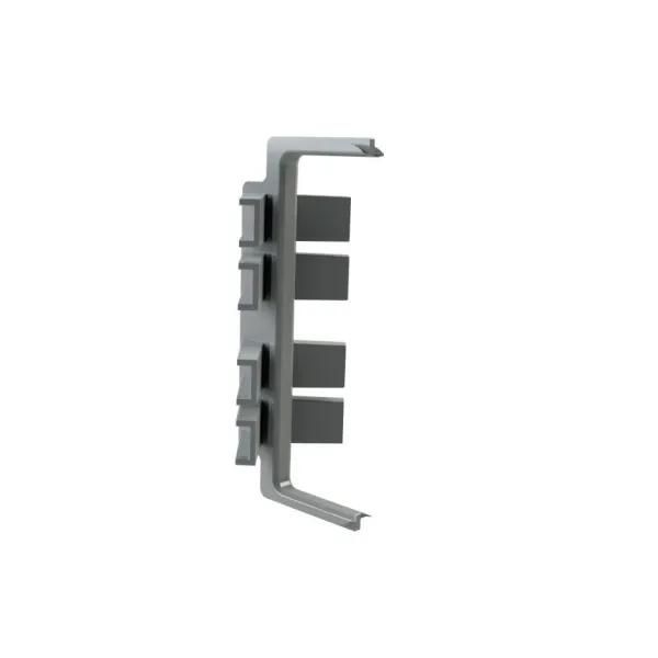Joint for double profile GOLA II, angular, inner, dark brown