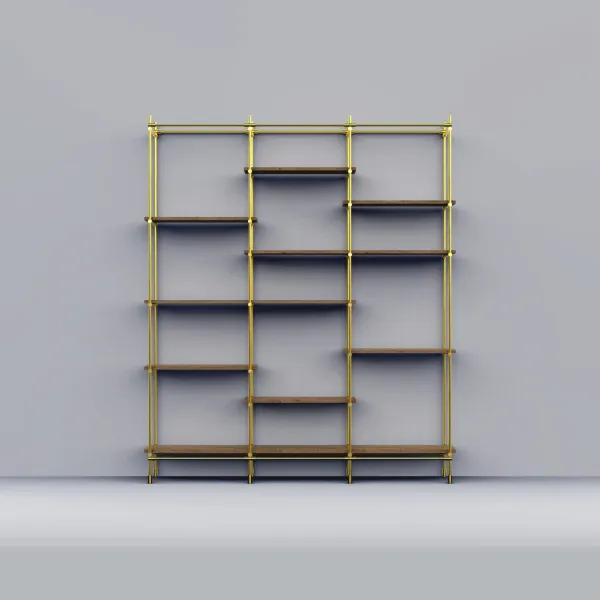 Tube Ø16mm L5000mm brushed brass No16