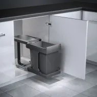 Šiukšliadėžė dalinio ištr. 400 242x420x410 20l HAFELE
