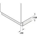 Electronic strike Hailo Libero® 3.0, with sensor in plinth area