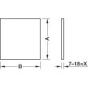 Stalč.š MX BOX SINGLE H150 L350 balta H