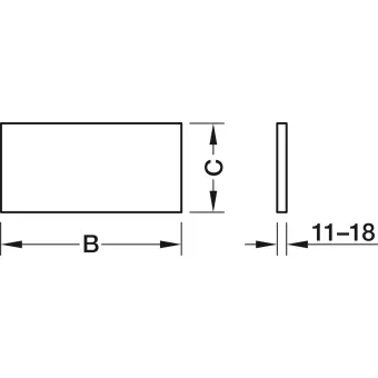 Drawer Side Runner System, Häfele Matrix Box Single (white)