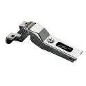 Hinge for aluminum profile, half overlay, 9mm PUSH SALICE