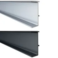 Profilis aliuminio vienpusis L4200 juoda VOLPATO