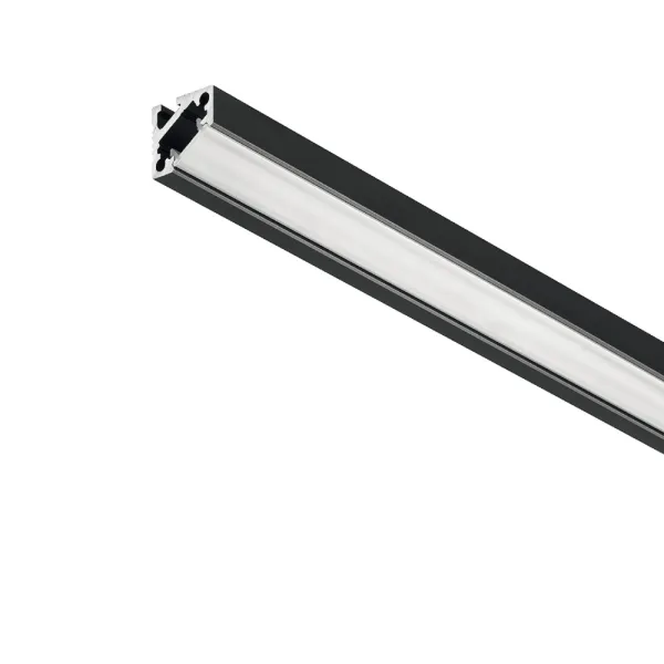 Profilis LED išorinis kampinis 5106, aliuminis, L2500mm, juoda
