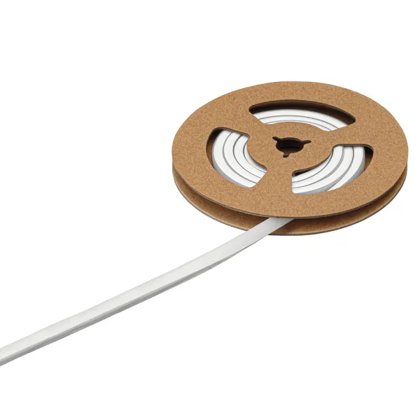 COB silicone LED strip light LED3084 Loox5, 24V, monochrome, 9.6W/m, natural white 4000K, 6.5x6mm