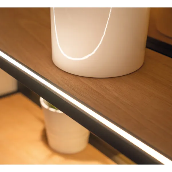 COB silicone LED strip light LED3084 Loox5, 24V, monochrome, 9.6W/m, warm white 3000K, 6.5x6mm