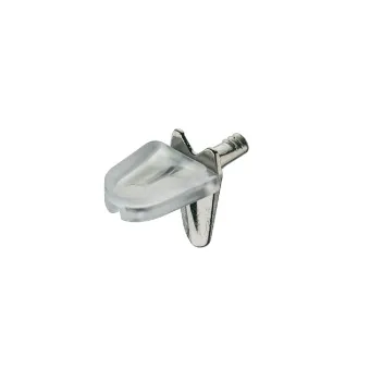 Shelf support, for inserting into drill hole Ø3mm, zinc alloy with plastic support
