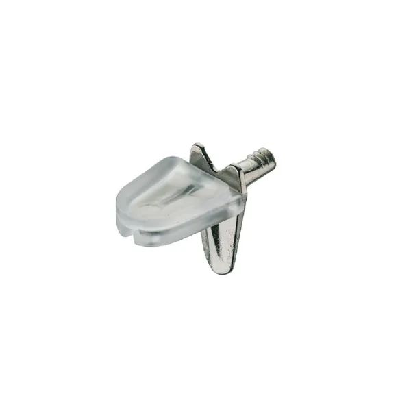 Shelf support, for inserting into drill hole Ø3mm, zinc alloy with plastic support