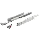 Concealed runners UMA Synchro, full extension, soft and self close, 30kg, L500mm, with clips