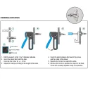 Hollow wall anchor MOLA M4-M6 setting tool Scell-It