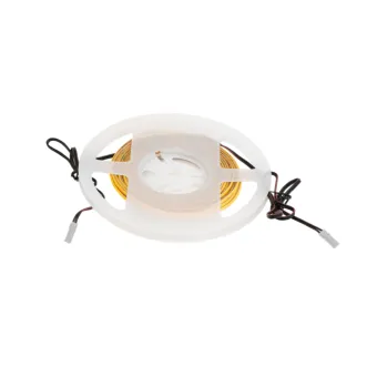 Juosta COB LED 2M, 24V, 3mm, monochromatinė, 3,8W/m, šilta balta šviesa 3000K, 5m