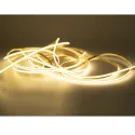 Juosta COB LED 2M5C, 24V, 5mm, monochromatinė, 6W/m, šilta balta šviesa 3000K, 20m
