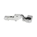 Hinge Metalla 310 Clip 110° half-overlay, push-to-open, 48/6, nickel