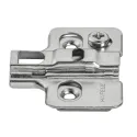 Mounting plate Metalla 310, Clip, H4mm, with eccentric, black