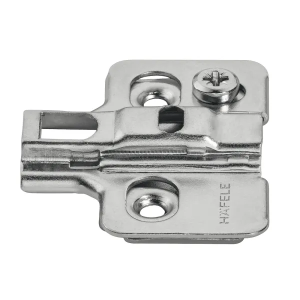 Mounting plate Metalla 310, Clip, H4mm, with eccentric, black