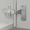 Lankstas D35 Metalla 110 Clip 105l. išorinis šveln.užd. 48/6 nikelis HAFELE