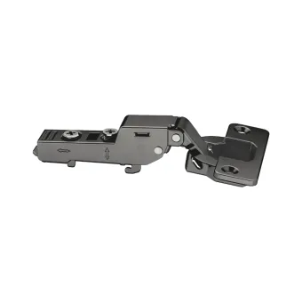 Hinge Metalla 310 Clip 110° half-overlay, soft-close, 48/6, black