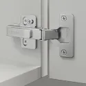 Lankstas D35 Metalla 310 Clip 110l. vidinis šveln.užd. 48/6 juoda HAFELE