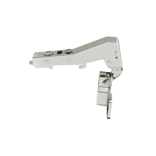Lankstas D35 Metalla 310 Clip 90l. vienos plokštumos šveln.užd. 48/6 nikelis HAFELE