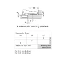 Hinge Metalla 310 Clip 90° blind corner application, soft-close, 48/6, nickel