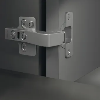 Hinge Metalla 310 Clip 90° blind corner application, soft-close, 48/6, nickel