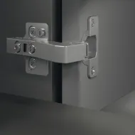 Lankstas D35 Metalla 310 Clip 90l. vienos plokštumos šveln.užd. 48/6 nikelis HAFELE