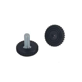 Atrama reguliuojama M8x13mm, Ø30mm, H20mm, juoda