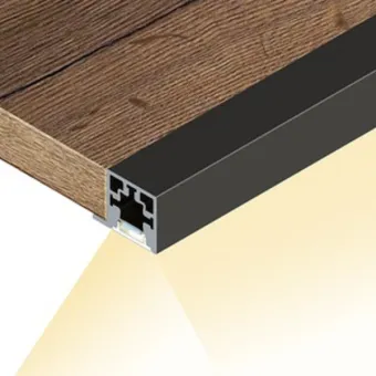 Šviesos filtras LED CUBE profiliui L3000mm, skaidri