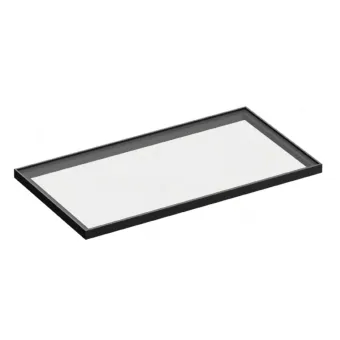 Profilis lentynai be LED griovelio L3000mm, tamsiai ruda metallic MODUS