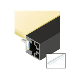 Diffuser LED for glass shelves for CUBE profile L3000mm transparent