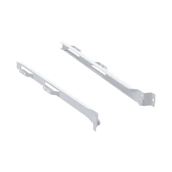 Roller slides Norscan, for 18mm thickness, L500mm, R+L, white