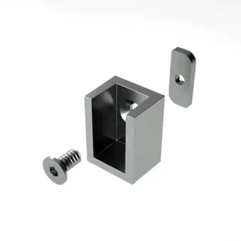 Fixing element for rectangular rod stainless steel 2 pcs STILI PHOS