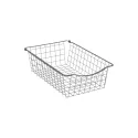 Wire basket Norscan, W600mm, H330mm, Ø500mm, dark grey