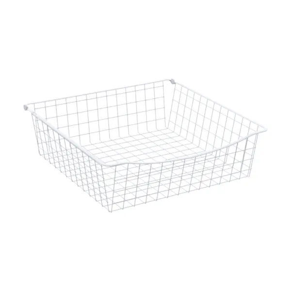 Wire basket Norscan, W600mm, H330mm, Ø500mm, dark grey